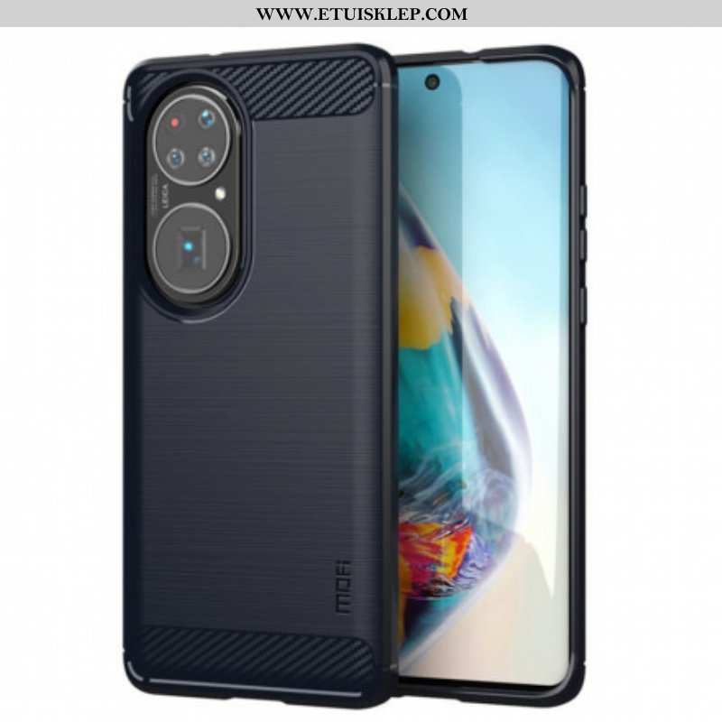 Futerały do Huawei P50 Szczotkowane Włókno Węglowe Mofi